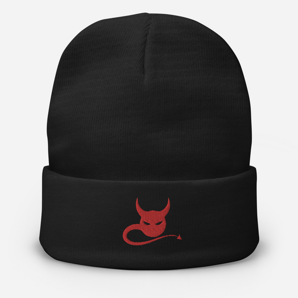 Red Devil Baits Embroidered Beanie