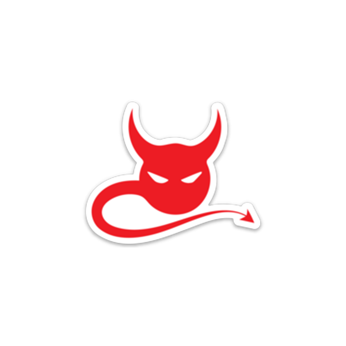 Red Devil Baits Icon Sticker